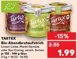 Kaufland TARTEX Bio-Abendbrotaufstrich Angebot