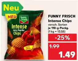 Kaufland FUNNY FRISCH Intense Chips Angebot