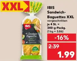 Kaufland IBIS Sandwich-Baguettes XXL Angebot