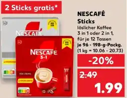 Kaufland NESCAFÉ Sticks Angebot