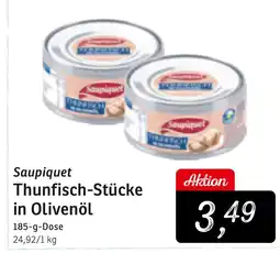 KONSUM Saupiquet Thunfisch-Stücke in Olivenöl Angebot