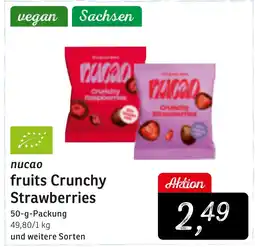 KONSUM nucao fruits Crunchy Strawberries Angebot