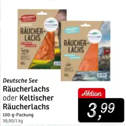 KONSUM Deutsche See Räucherlachs oder Keltischer Räucherlachs Angebot