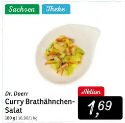 KONSUM Dr. Doerr Curry Brathähnchen- Salat Angebot