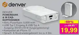 KODi DENVER POWERBANK & IN EAR- KOPFHÖHRER Angebot