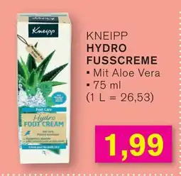 KODi KNEIPP HYDRO FUSSCREME Angebot