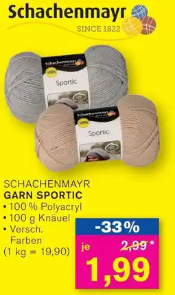 KODi SCHACHENMAYR GARN SPORTIC Angebot