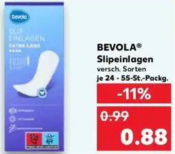 Kaufland BEVOLA Slipeinlagen Angebot