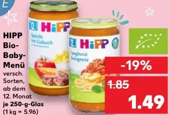 Kaufland HIPP Bio Baby-Menü Angebot