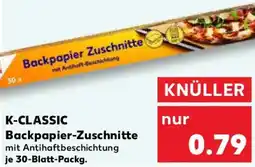 Kaufland K-CLASSIC Backpapier-Zuschnitte Angebot