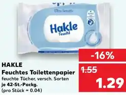 Kaufland HAKLE Feuchtes Toilettenpapier Angebot