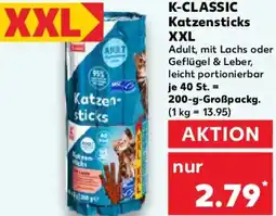 Kaufland K-CLASSIC Katzensticks XXL Angebot