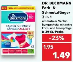 Kaufland DR. BECKMANN Farb- & Schmutzfänger 3in1 Angebot