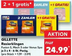 Kaufland GILLETTE Rasierklingen Angebot
