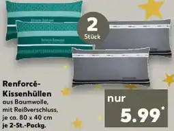Kaufland bruno banani Renforcé Kissenhüllen Angebot