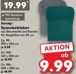 Kaufland Jersey Spannbettlaken Angebot
