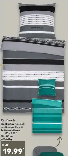 Kaufland bruno banani Renforcé Bettwäsche-Set Angebot