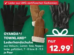 Kaufland OYANDA/ TOWNLAND Lederhandschuhe Angebot