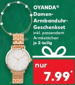 Kaufland OYANDA Damen Armbanduhr Geschenkset Angebot