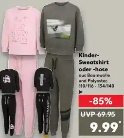 Kaufland bruno banani Kinder Sweatshirt oder -hose Angebot