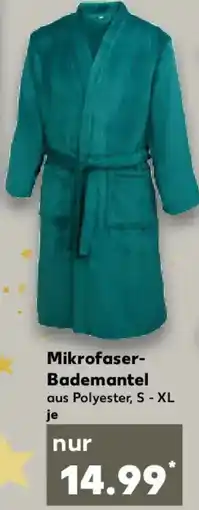 Kaufland bruno banani Mikrofaser Bademantel Angebot