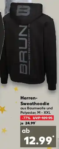 Kaufland bruno banani Herren Sweathoodie Angebot
