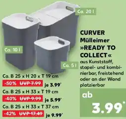 Kaufland CURVER Mülleimer READY TO COLLECT Angebot