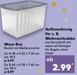 Kaufland Wave-Box Angebot