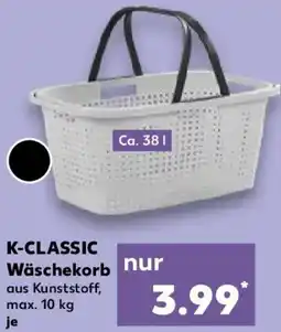 Kaufland K-CLASSIC Wäschekorb Angebot