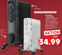 Kaufland Switch On Ölradiator TOR 1500 Angebot
