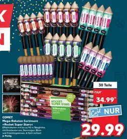 Kaufland COMET Mega-Raketen-Sortiment Rocket Super Stars Angebot