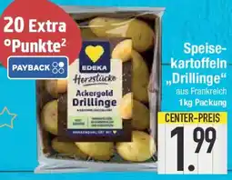 E-Center EDEKA Herzstücke Speisekartoffeln „Drillinge" Angebot