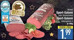 E-Center Reinert Sport-Salami oder Strohschwein Sport-Salami Angebot