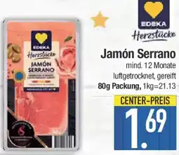 E-Center EDEKA Herzstücke Jamón Serrano Angebot