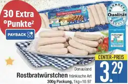 E-Center Donauland Rostbratwürstchen Angebot
