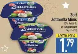E-Center Zott Zottarella Minis Angebot