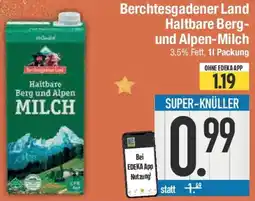 E-Center Berchtesgadener Land Haltbare Berg- und Alpen-Milch Angebot