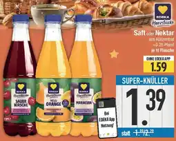 E-Center EDEKA Herzstücke Saft oder Nektar Angebot
