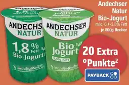 E-Center Andechser Natur Bio-Jogurt Angebot