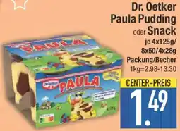 E-Center Dr. Oetker Paula Pudding oder Snack Angebot