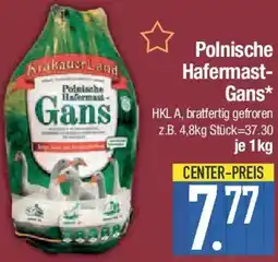 E-Center Polnische Hafermast Gans Angebot