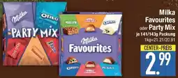 E-Center Milka Favourites oder Party Mix Angebot