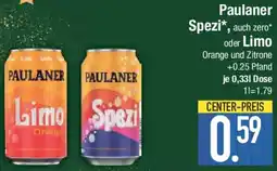 E-Center Paulaner Spezi oder Limo Angebot