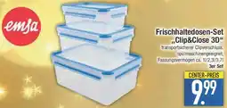 E-Center emsa Frischhaltedosen-Set ,,Clip&Close 3D" Angebot