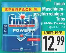 E-Center finish Maschinengeschirrreiniger Tabs Angebot