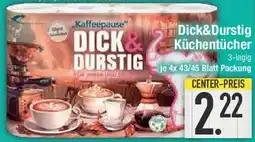 E-Center Dick&Durstig Küchentücher Angebot