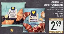 E-Center EDEKA Herzstücke Laugen- oder Butter-Croissants Angebot