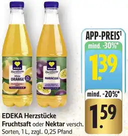 Edeka Neukauf EDEKA Herzstücke Fruchtsaft oder Nektar Angebot