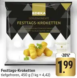 Edeka Neukauf EDEKA GENUSSMOMENTE Festtags-Kroketten Angebot