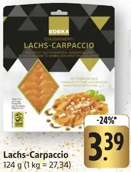 Edeka Neukauf EDEKA GENUSSMOMENTE Lachs-Carpaccio Angebot